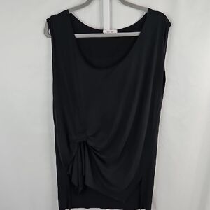 MOD REF Black Sleeveless Top Size Large